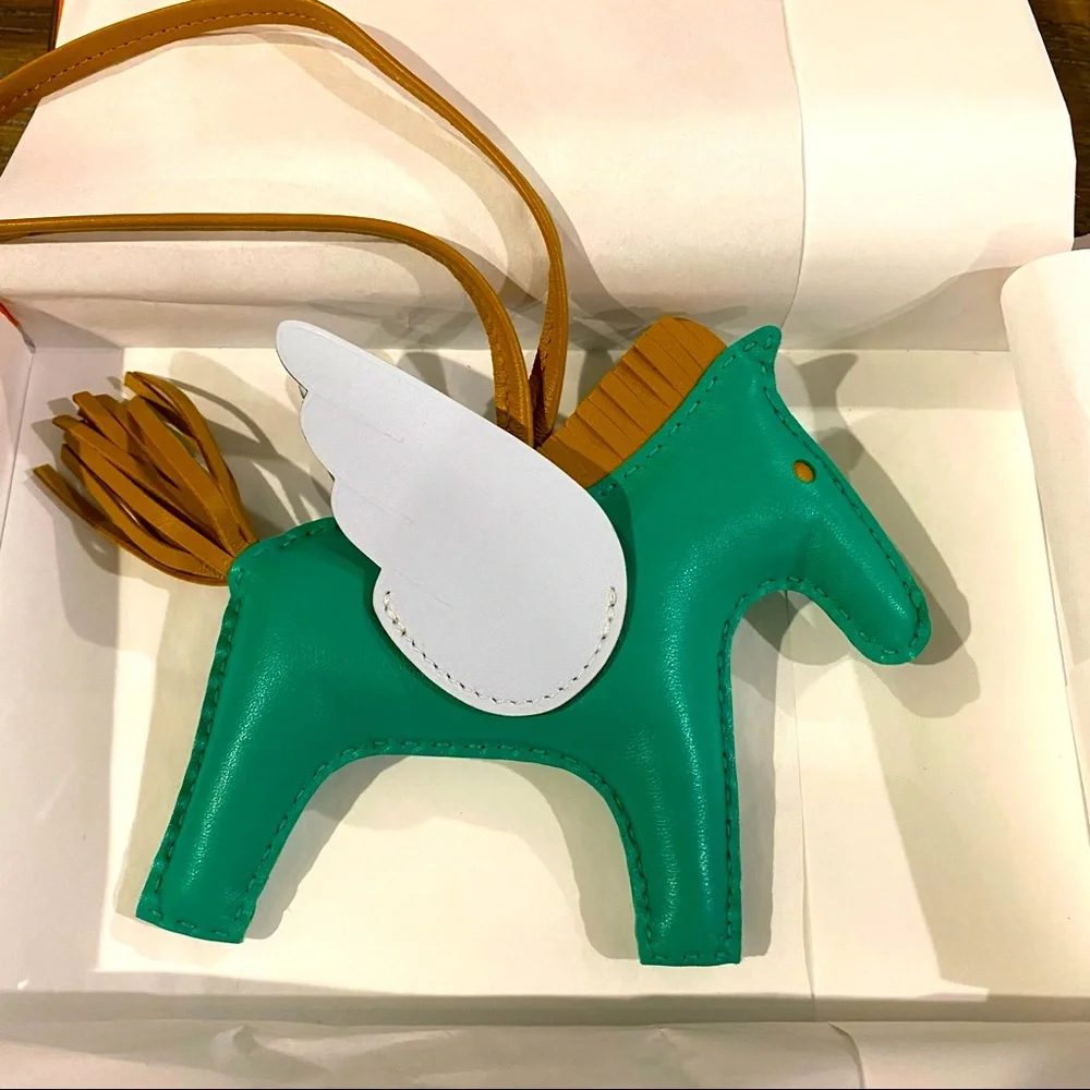 ❌SOLD❌Hermes Rodeo Pegase MM Bag Charm - Picture 1 of 4